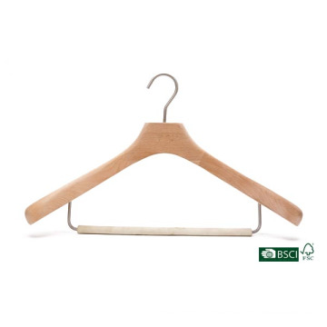 Promotional Durable Wooden Pant Hanger with Bar